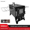 Outdoor Camping Wood-Burning Stove & Stainless Steel Tabletop Heater