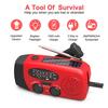 Multifunction Solar Hand Crank USB Outdoor Camping Emergency LED Light Radio