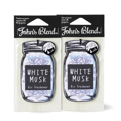 Ароматизатор воздуха для помещения Blend Белый Набор John's Paper, Мускус, 2, Подвесной, OA-JON-1-1