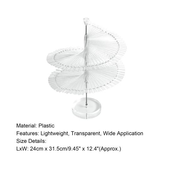 Подставка для гель-лака Поворотная съемная гладкая кромка Многоразовая витрина Лак для ногтей Пластиковый гель-лак для маникюра