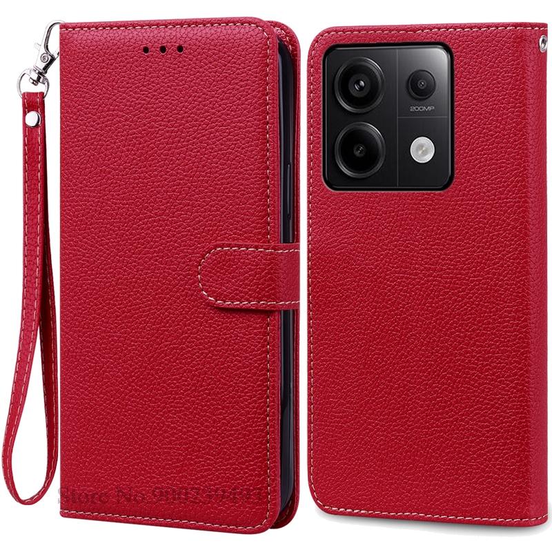 Для Redmi Note 14S Чехол-книжка из кожи, чехол-кошелек для Xiaomi Redmi Note 14S Чехол-книжка для телефона, чехол-книжка, чехол Fundas