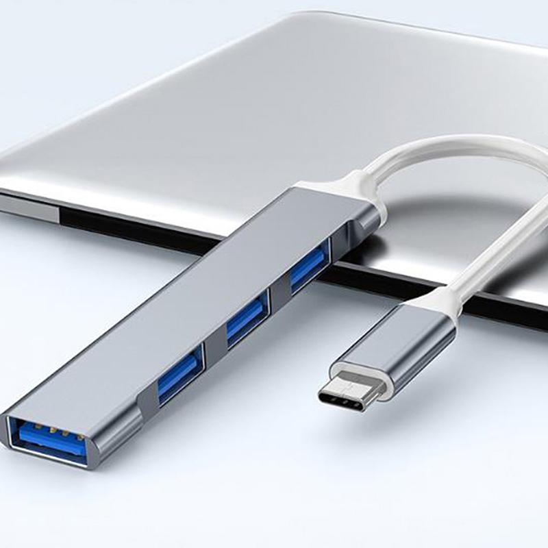 Usb C Hub 3.0 Type C 4 Port Multi Usb Splitter Adapter Otg Pc Computer