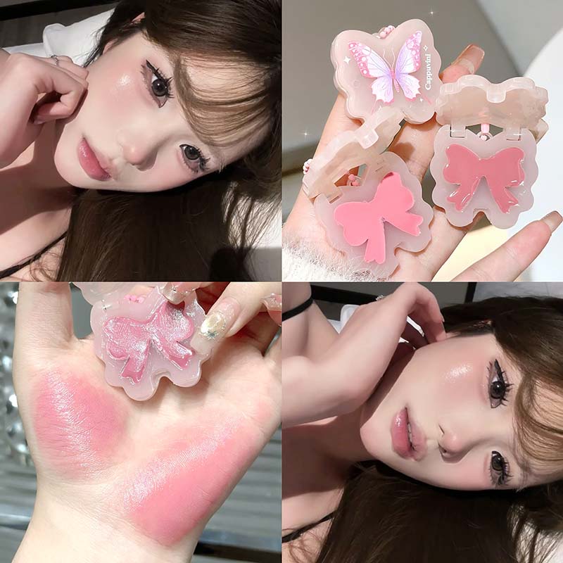 CAPPUVINI Увлажняющие румяна Butterfly Orange