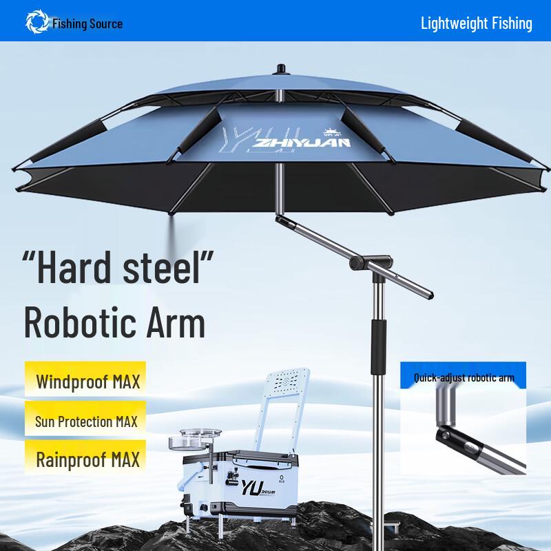 Adjustable Fishing Umbrella Walking Stick