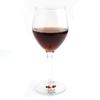 1 Set Christmas Wine Glass Decor Charms Party Cup Ring Table Decor Xmas Pendants Metal Ring Decor ADM