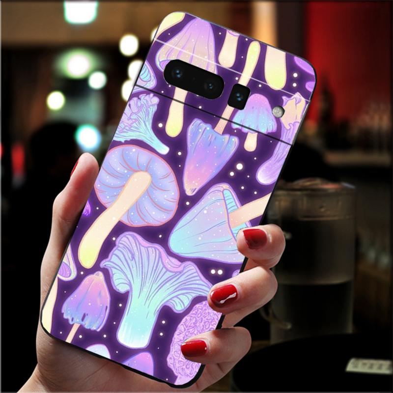 Phone Case for Google Pixel 10 9 Pro XL 9A 8 7 6 Pro Pixel 8A 7A 6A Pixel 8 7 6 5 Mushrooms Case