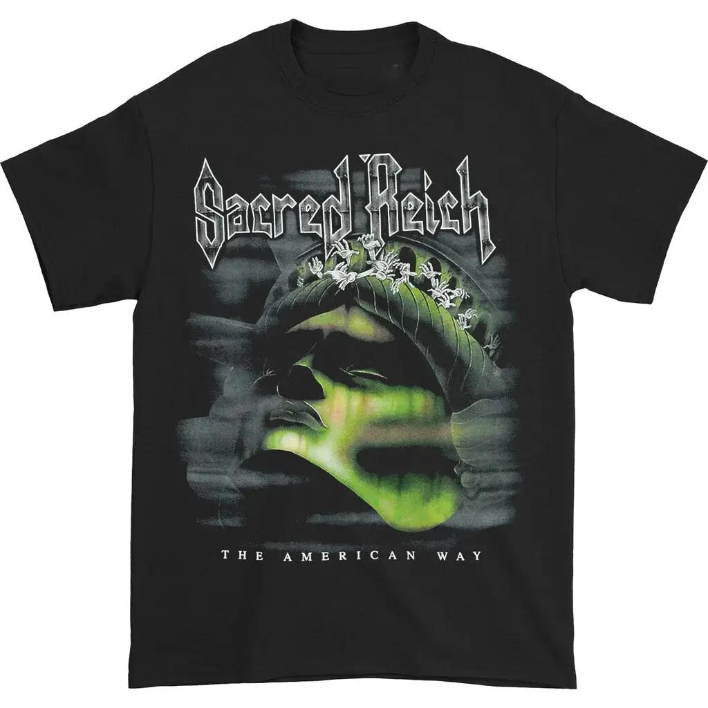 Sacred Reich The American Way T-Shirt Short Sleeve Black S to CB13...