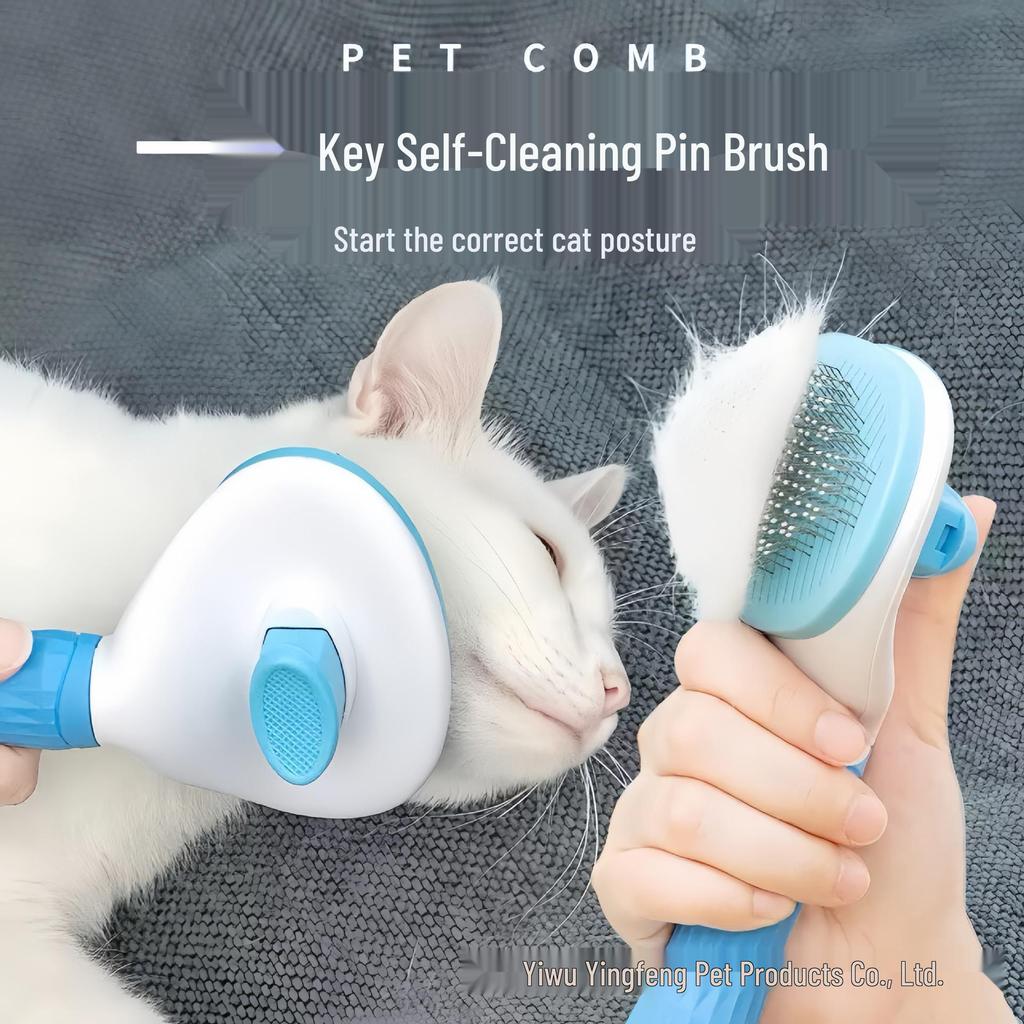 Cat & Dog Grooming Comb for Hair Removal and Cleaning
