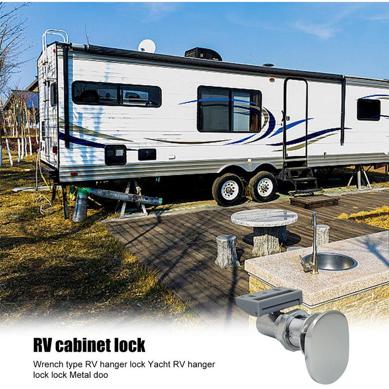 Трубчатый замок, сменные замки для хранения автофургонов, замки для шкафов, дверные замки для прицепов, замки для хранения автофургонов из цинкового сплава, надежные, простые в установке