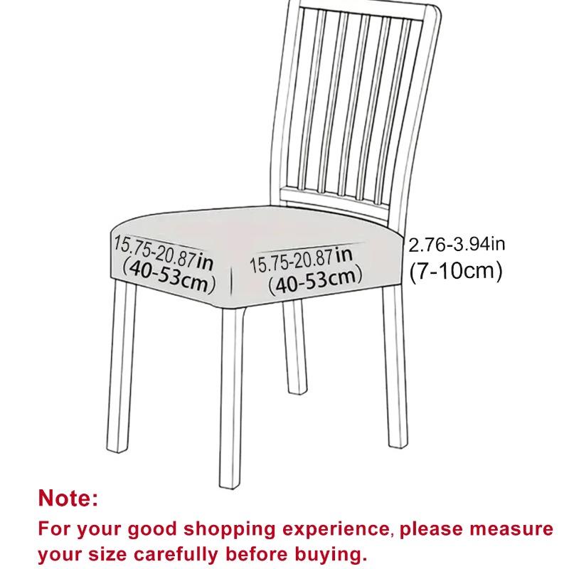 Stretch Dining Chair Cover Soft Removable Anti Dust Seat Slipcover For Hotel Home Restaurant Furniture Protection