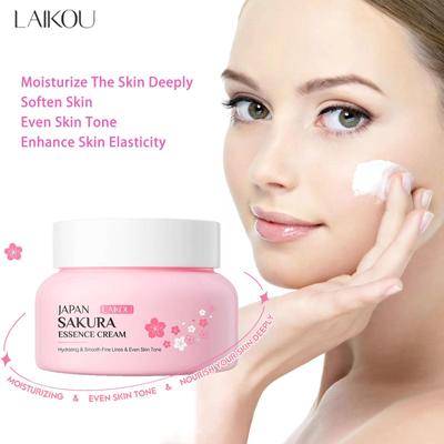 60 г Japan Sakura Essence Cream Cherry Blossom Крем для лица Увлажняющий Улучшающий Сухость и Шерсть Уход за кожей лица
