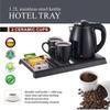 Электрический чайник из нержавеющей стали с подносом и индивидуальным логотипом