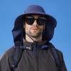 Summer Shawl Sun Hat Men's Outdoor Cycling Mountaineering Sunscreen Breathable Neck Protection Fisherman Hat