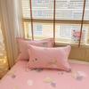 Cotton 100 Set Pillow Pure Cotton Pillowcase Pair Single Size 48cm X 74cm