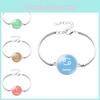 Трендовый сплавной браслет со знаком зодиака в корейском минималистичном стиле, унисекс, украшение со знаком зодиака