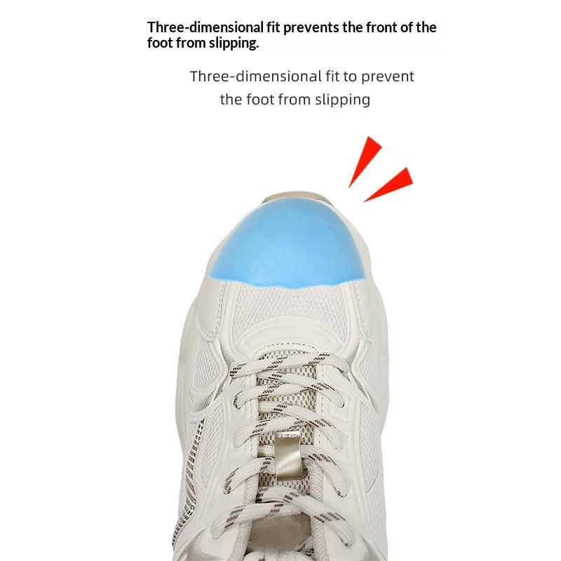 Anti Slip Pu Forefoot Insert Pads Adjustable Shoe Size Toe Pad Toe Front Cushion Pain Relief Protector Women High Heel Gifts