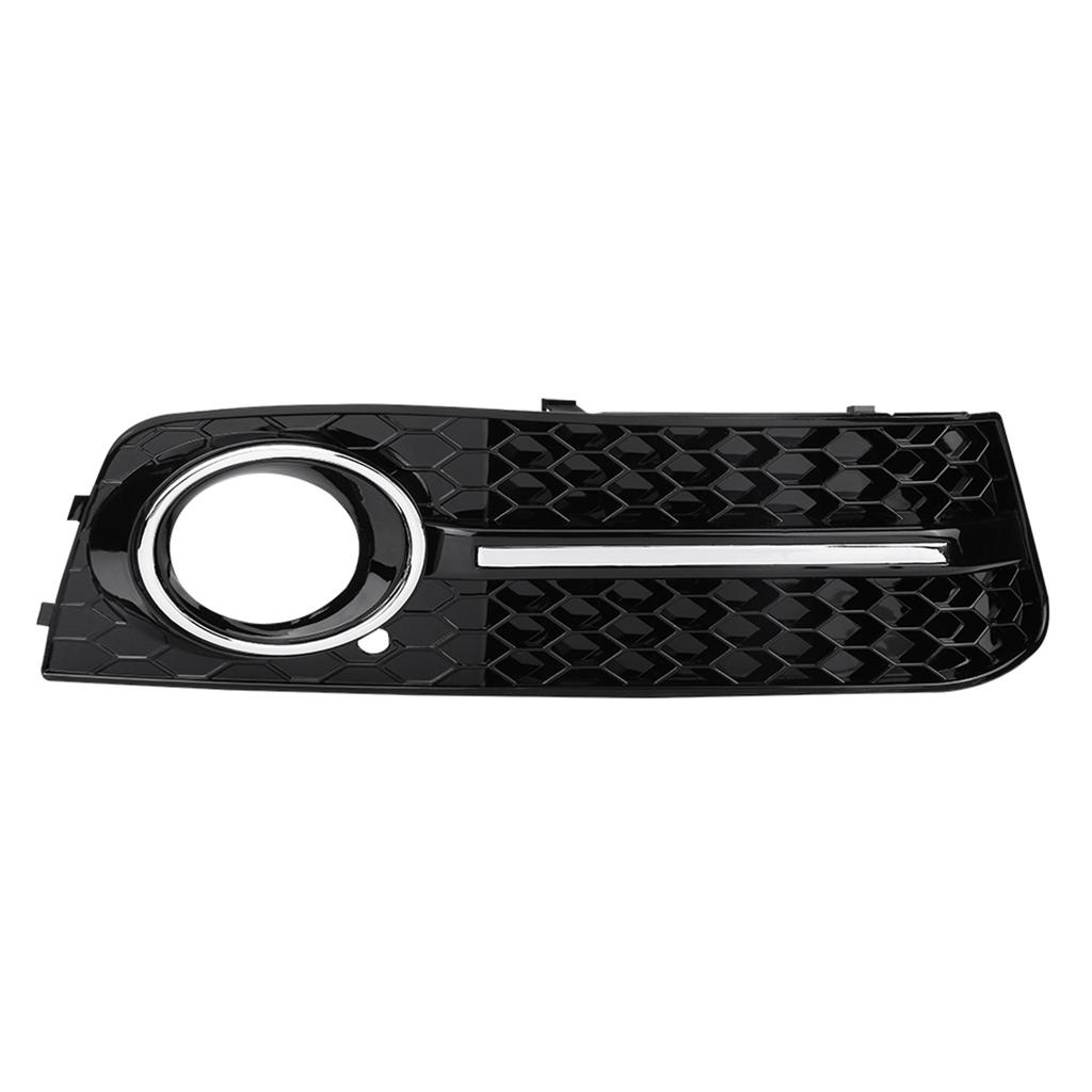 Chrome Glossy Fog Light Cover Grills Front Grille Fit for A4 S4 B8 09‑12