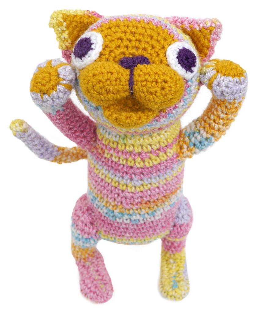 NASKA Amigurumi Kit Miguel the Cat (Made with Knifemela and Ghazal Cotton) by Elta Design, Hiroko Takeda, HT-27
