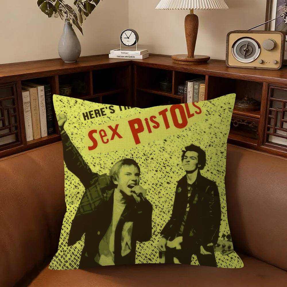 PUNKS SSex PPistolsS Cushion Personalized Pillow Dust Cover Bedroom Kids Party Decoration Pillowcase Birthday Children Gift