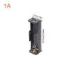 Compact 2A Battery Holder With Solderable Contacts Lightweight Design For Flashlights Portable Electronics