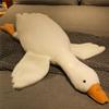 Stuffed Animal Toy Big White Goose Shape Simulation Design Cute Beautiful Soft Comfortable Plush Pillow Toy