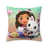 Gabbys Dollhouse Pillow Decoration Nordic Gabby Cat Pandy Paws Chair Cushion Square Pillowcase Cushion Cover 40x40cm 16x16Inch