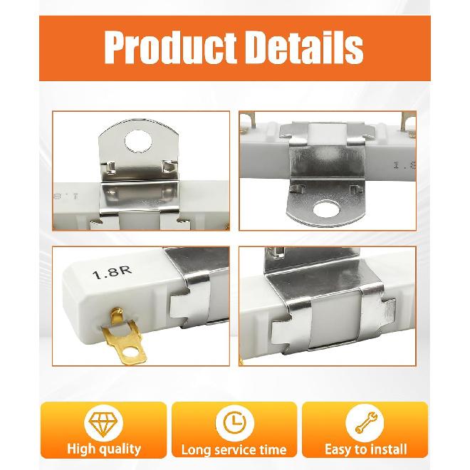 1.8 ohms F1104 (19017084) Ignition Coil Resistor | Fits for Bel Air Camaro Corvette Impala and Truck Chevy Bel Air 1955-1957,Chevy Camaro 1967-2002