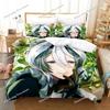 Модный Постельное белье с Аниме Принт Made in Abyss Комплект для Мальчиков Девочек Размер Twin Queen Пододеяльник Наволочка Постельное Детская Взрослая Домашний Текстиль0