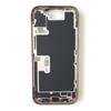 For iPhone 16 Pro Full Housing Middle Frame Bezel With Volume Power Flex Cable Side Button Chassis Repair Parts