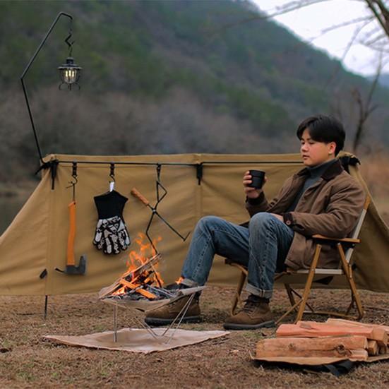 Дровяная яма для костра Высокая прочность Жаростойкий Не легко деформируется Съемная дровяная чаша с сумкой для хранения Принадлежности для кемпинга