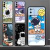 Case For Samsung Galaxy S20 FE S22 Ultra S21 Plus Luxury Soft Phone Case S10 S9 S8 S10e S7 Silicone Funda Cartoon Cool Astronaut