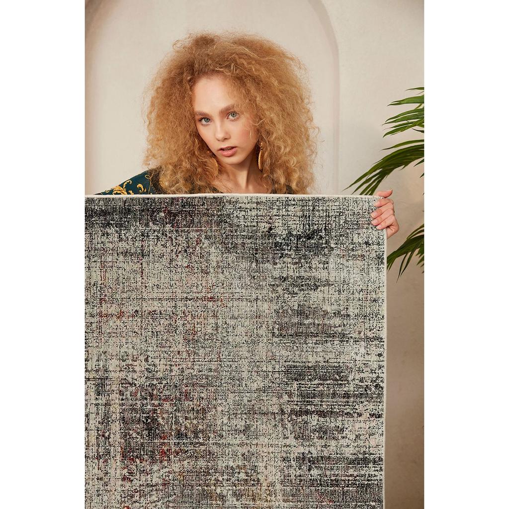 Декоративный нескользящий ковер с винтажным узором для гостиной, особый дизайн, тонкий, моющийся ковер