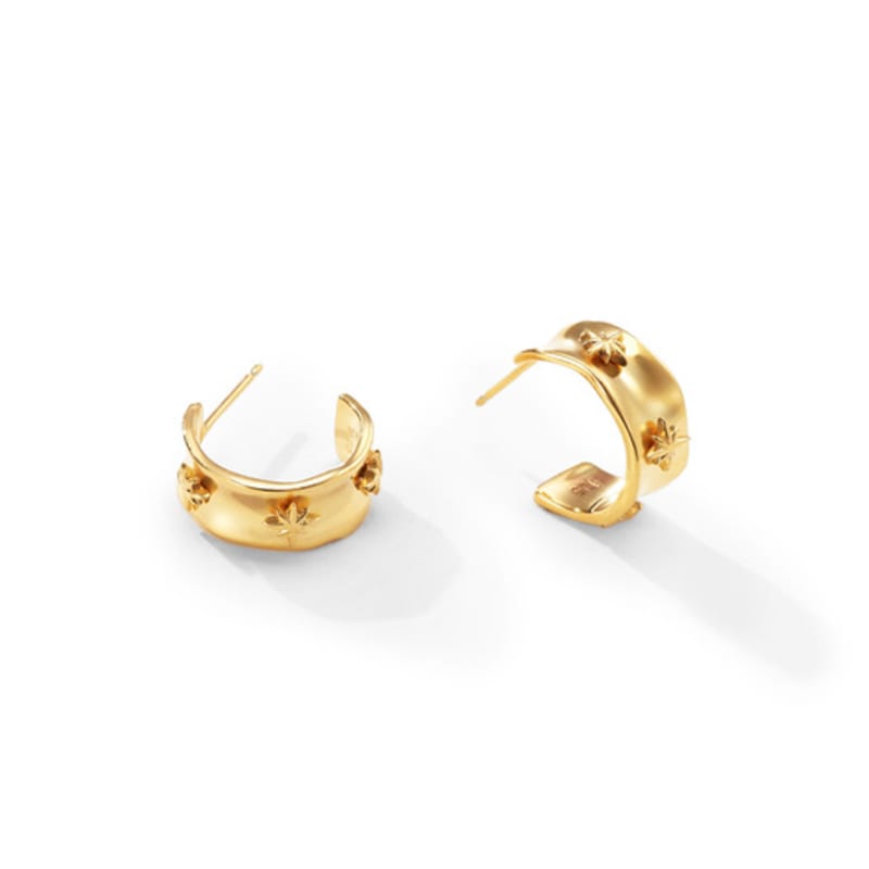 Серьги FINDELISE Signature Etoile с тиснением