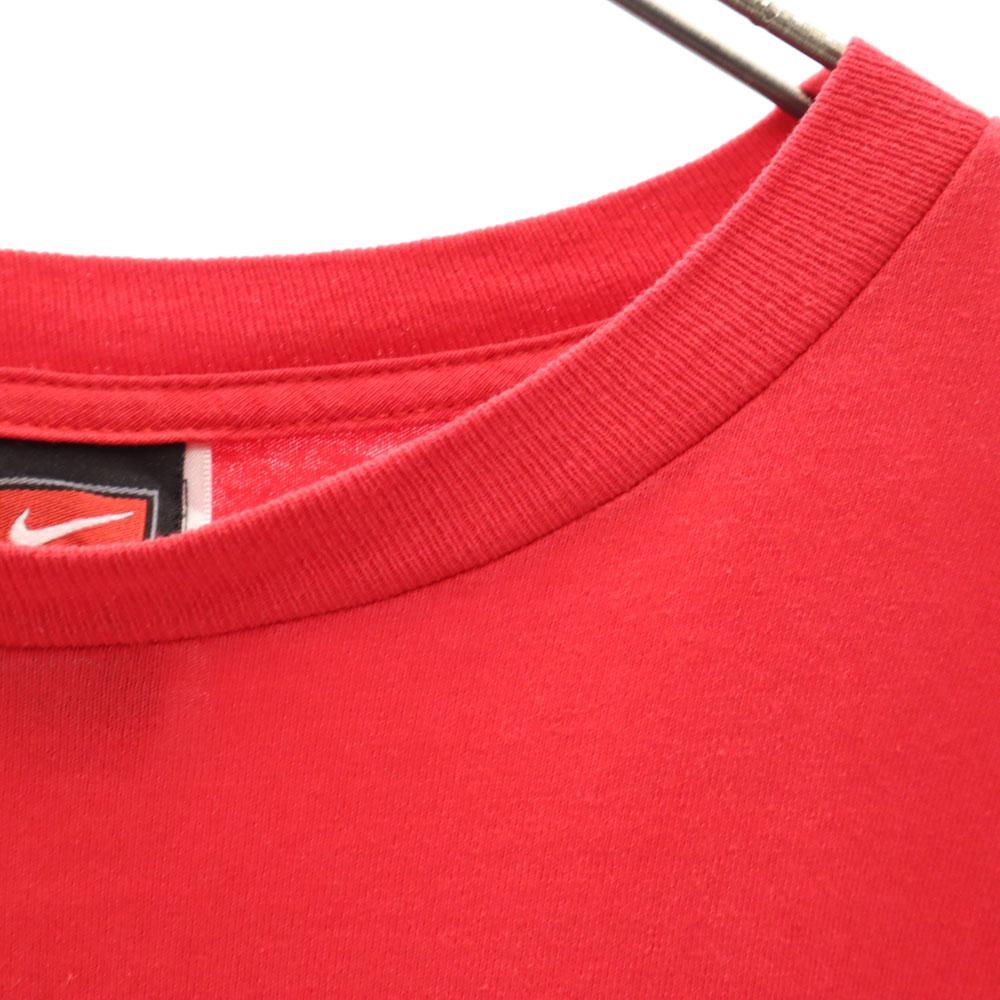 Nike Футболка с длинным рукавом с принтом на спине 90-х годов, командный тег, мужская, б/у