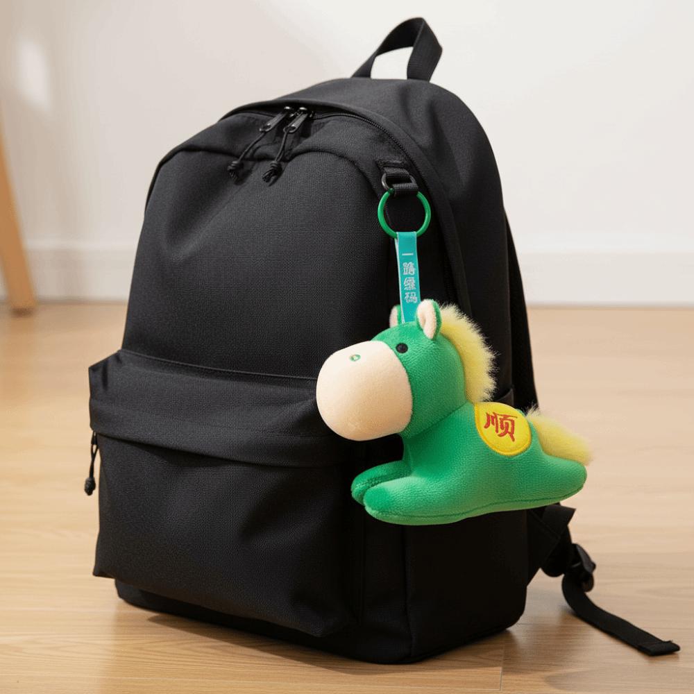 Hanging Pony Pendant Mascot Plush Horse Doll Pendant Plush Horse Keychain Year of The Horse