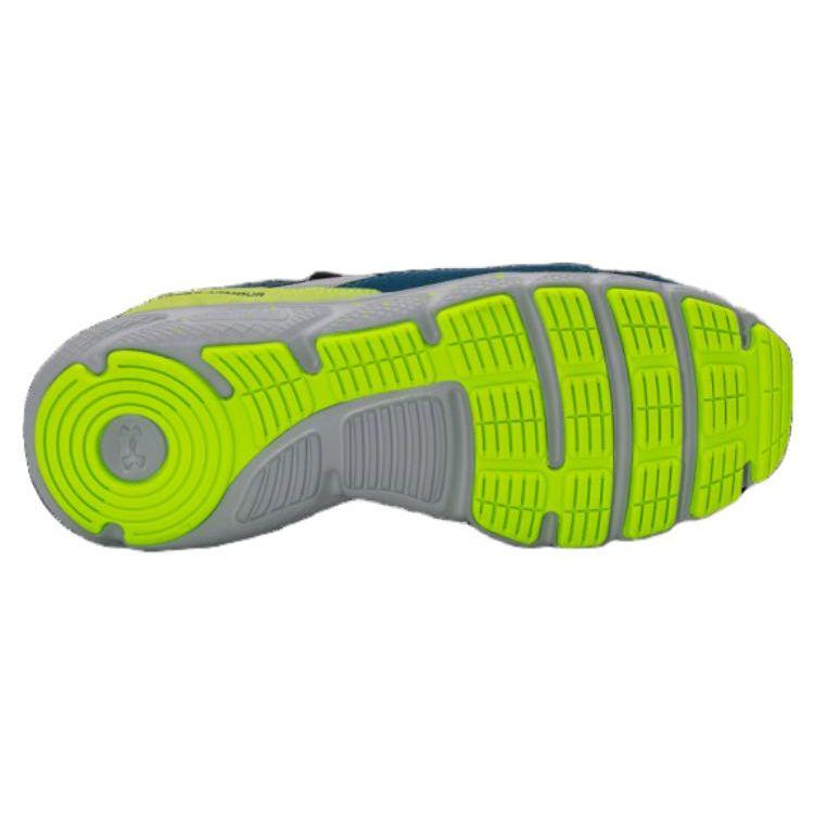 Under Armour Ua Charged Verssert Удобные Повседневные Кроссовки с Низким Верхом Мужские Кроссовки Синий Зеленый 3026808-101