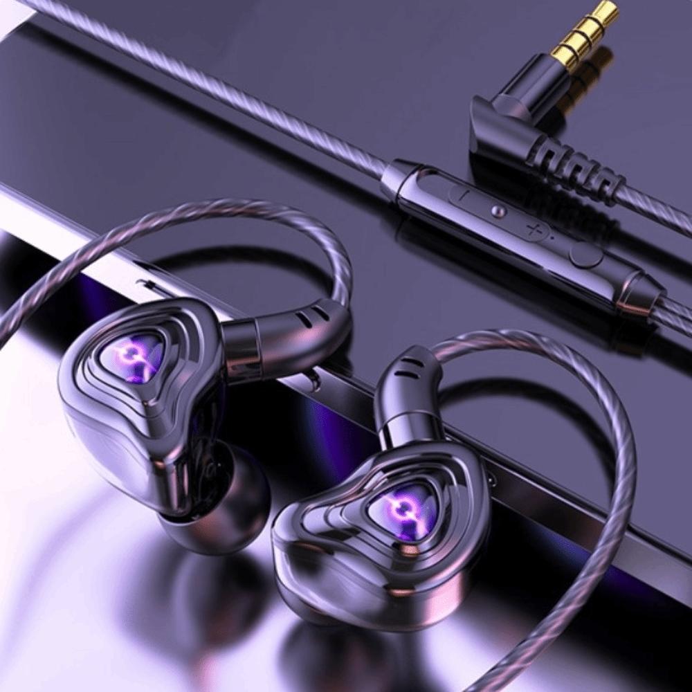 3.5mm in Ear Earphones Elbow Wired Headset Music Earbuds Esports Wired Earphone Listen To Music