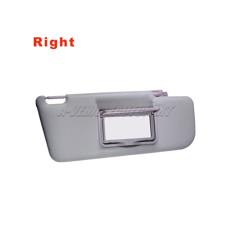 735362729 735362730 For Fiat Panda 169 MK2 New Sun visor sunshade With Mirror and Pocket kit Grey Left Right car accessories
