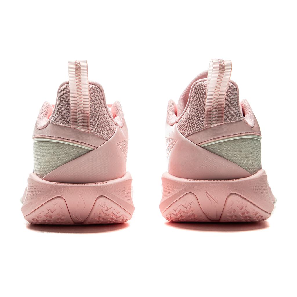 Li Ning Speed 2 Амортизирующие Нескользящие Дышащие Упругие Низкие Баскетбольные Кроссовки Мужские Розово-Белые ABAV009-4