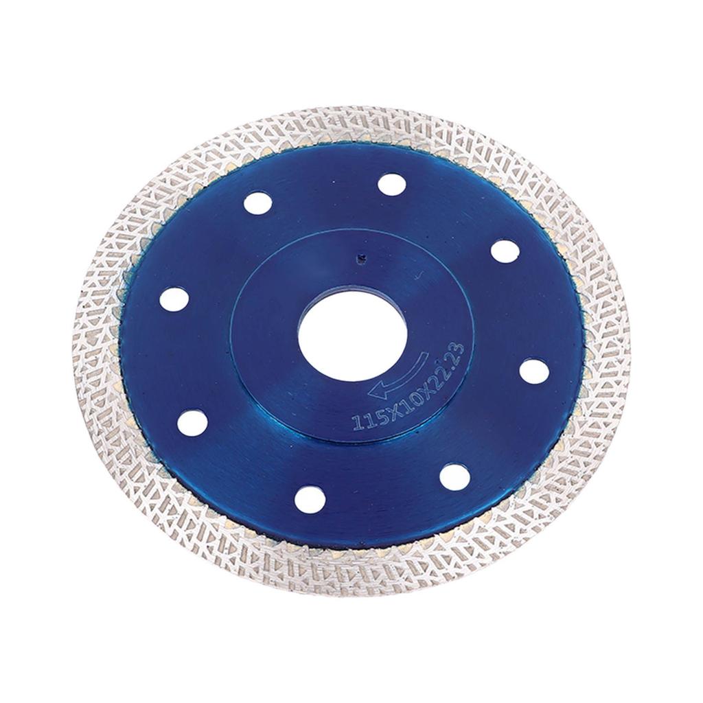 Алмазный пильный диск Круглый волнистый диск Диск для угловой шлифмашины для резки керамической плитки Синий