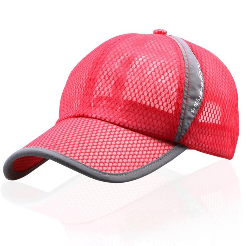 Summer Breathable Mesh Cap For Men And Women With Wide Brim And Adjustable Fit By