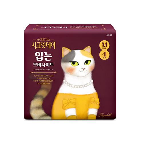 Выберите 1 из 2 видов ночного ношения на Secretday (Средний 4P / Большой 4P)