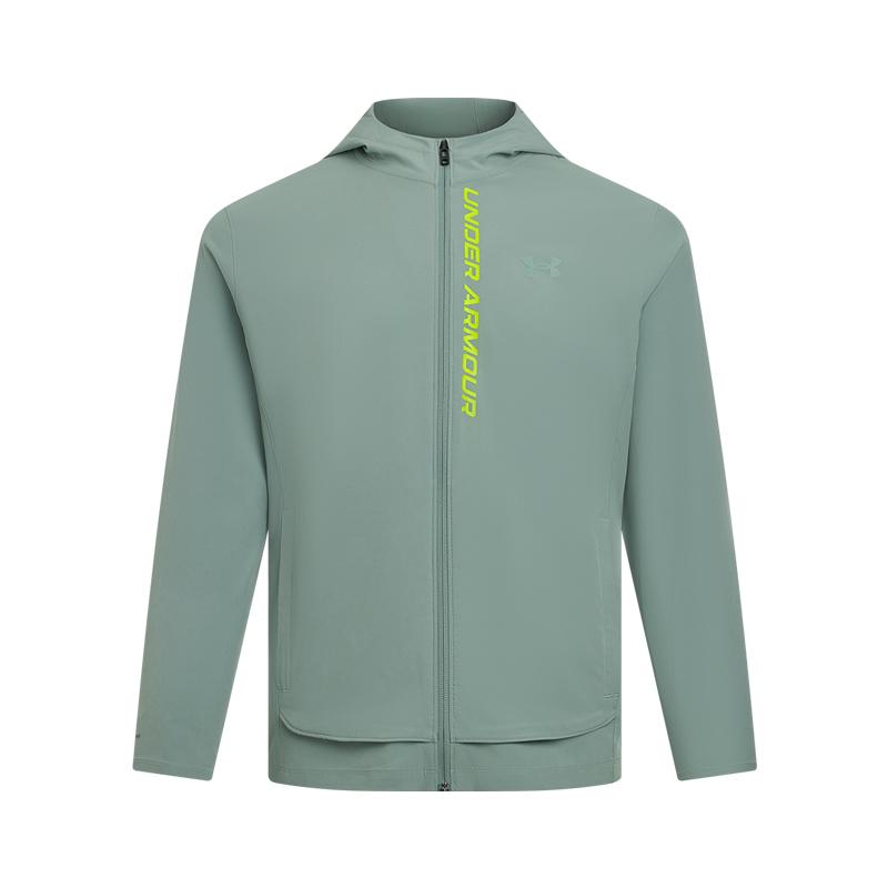 Under Armour Куртка с капюшоном Storm SS25 с тканым логотипом Мужская куртка Зеленая 1376794-348