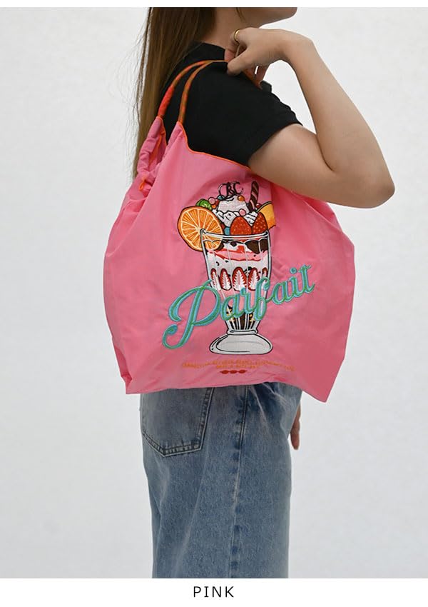 Шариковая цепочка ПАРФЕ Parfait размер M Сумка для покупок Эко-сумка Сумка-тоут 301029 РОЗОВЫЙ и