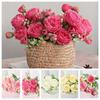 1 шт искусственный букет пионов для дома, гостиной, столовой, украшения, украшения