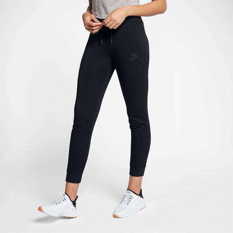 Nike Однотонные леггинсы на шнуровке женские плавки черные 894843-010