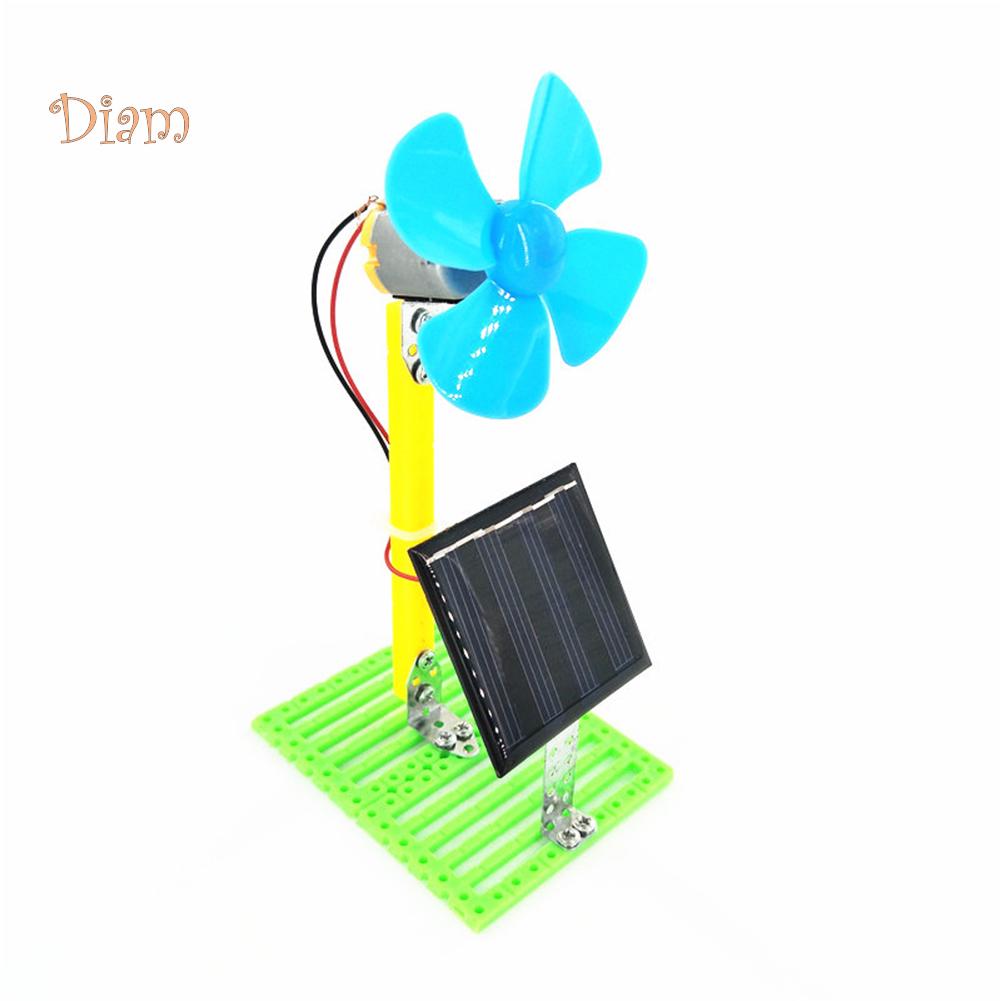 TOYS & TOTS DIY Solar Powered Electric Fan Physics Circuit Experiment Kit Education Kids Toys