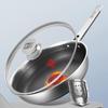 KOBACH 26cm Red Dot Honeycomb Frying Pan with Lid