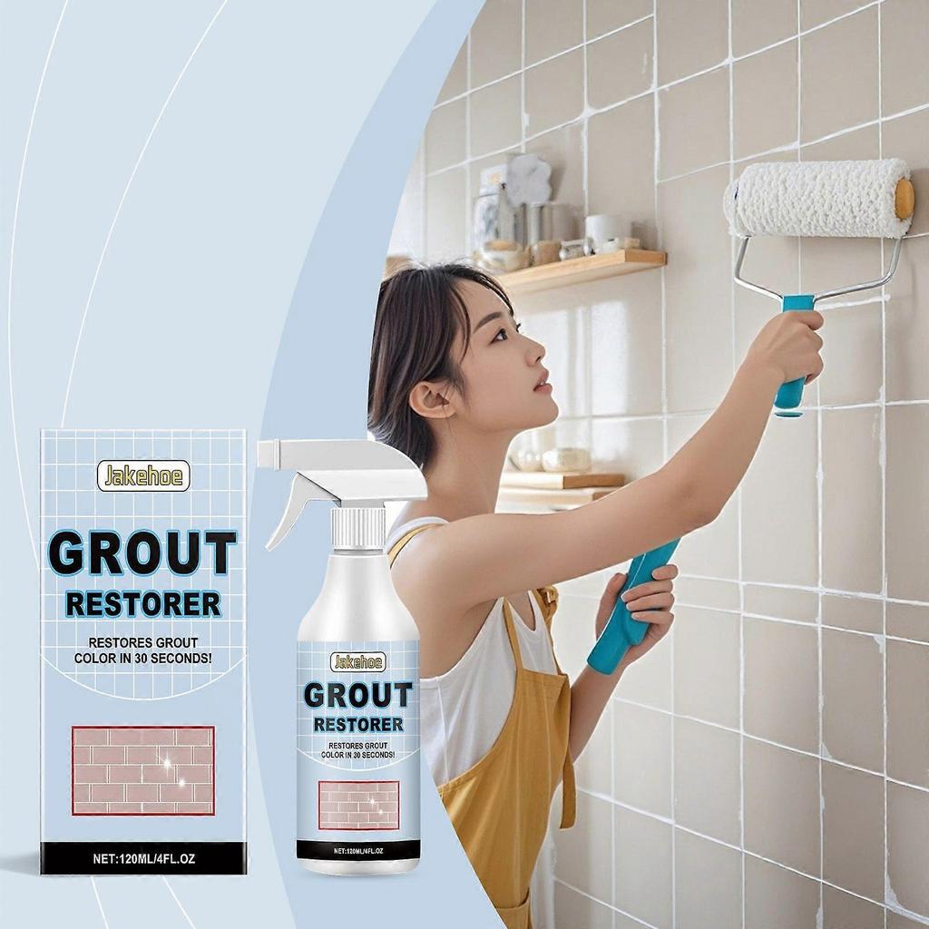 Grout Cleaner, Household Tile Floor Tile Kitchen Toilet Toilet Side Special Waterproof Cleaner