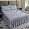 Four Seasons Exquisite Bed Skirt, Contemporary Style Fine Three-Piece Set, Floral Fashion Three-Piece Set Bed Skirt